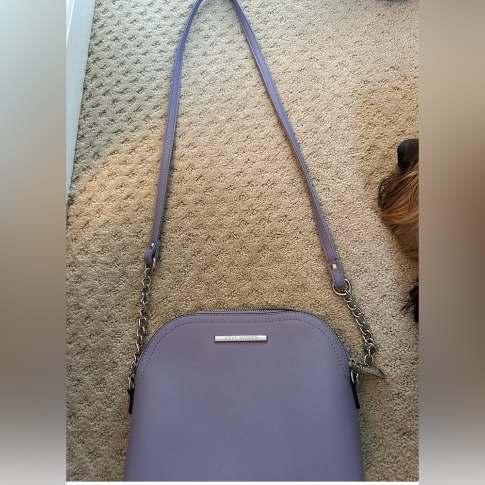 purple steven madden purse! never used!